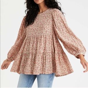 Floral Print Women's Top